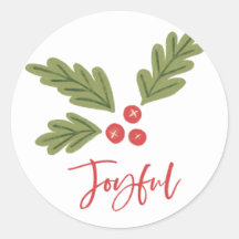 ジョイホリーベリモダンーはっきりしたホリデーレッド