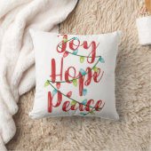ジョイホープ平和クリスマスライト装飾用クッション クッション (ブランケット)