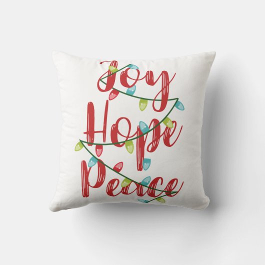 ジョイホープ平和クリスマスライト装飾用クッション クッション (裏面)