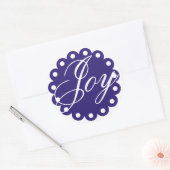 ジョイホームメイドクリスマスパーティーホリデイ ラウンドシール (封筒)