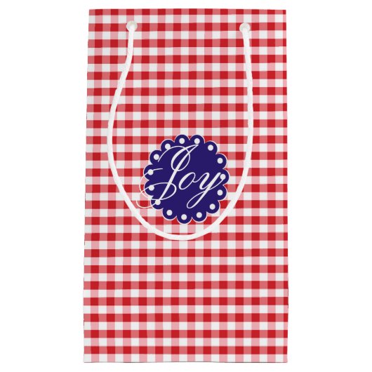 ジョイホームメイドクリスマスホリデーパーティー スモールペーパーバッグ (正面)