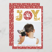 ジョイポーズ金ゴールド |ペット好きの赤い雪片 シーズンカード (正面/裏面)