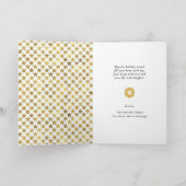 ジョイポーズ金ゴールド |ペット好き4枚フォトコラージュ シーズンカード (内部)