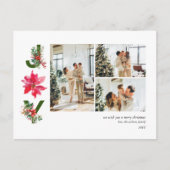 ジョイミニマル3フォトコラージホリデーポストカード シーズンポストカード (正面)