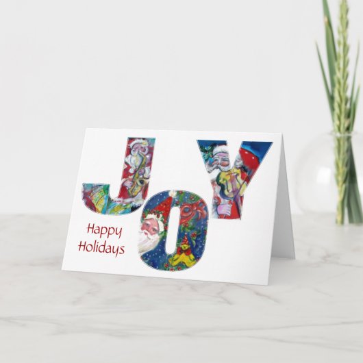 ジョイミュージカルサンタクリスマスグリーティング シーズンカード (正面)