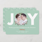 ジョイミント |ホリデーフォトカード シーズンカード (正面/裏面)