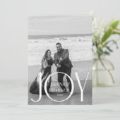 ジョイモダンクリスマスフォトミニマルデザイン シーズンカード (スタンド正面)