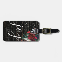 ジョイモダンクリスマスフローラ ラゲッジタグ