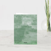 ジョイモダンシンプルタイポグラフィカッコいいファミリーフォト カード (裏面)