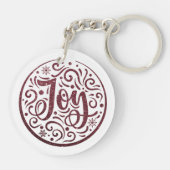 ジョイモダンスクリスマスラウンドマンデラ キーホルダー (裏面)