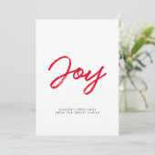 ジョイモダンス赤と白・クリスマスカード (スタンド正面)