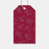 ジョイモダンハッピーホリデイズクラフトギフトラベル ギフトタグ (裏面)