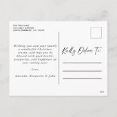 ジョイモダンフォトコラージュ シーズンポストカード (裏面)