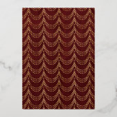 ジョイモダンフォトフォイルホリデーカード 箔シーズンカード (裏面)