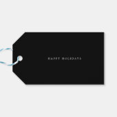 ジョイモダンブラック&ホワイト文字文字 ギフトタグ (裏面横)