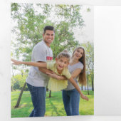 ジョイモダンブロック文字3 – フォトシルバー 三つ折りカード (内部最初)