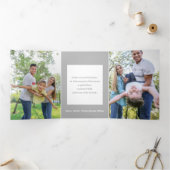 ジョイモダンブロック文字3 – フォトシルバー 三つ折りカード (内部)