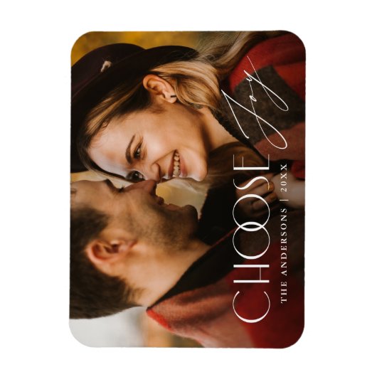 ジョイモダンホリデーフォトを選択 マグネット (縦)