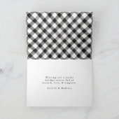 ジョイモダンホリデーフォトカードの選択 シーズンカード (内部)