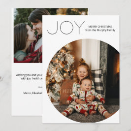 ジョイモダンミニマリスト・クリスマス シーズンカード