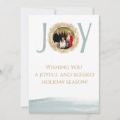 ジョイモダンリースファミリークリスマスカード シーズンカード (正面)