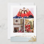 ジョイモダンリースファミリークリスマスカード シーズンカード (裏面)