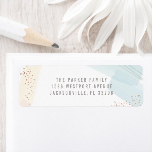 ジョイモダン差出人住所ラベル ラベル (インサイチュ)