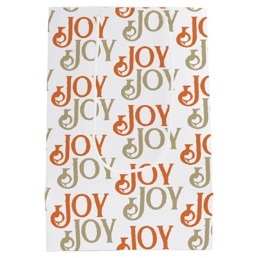 ジョイモダン・クリスマス ミディアムペーパーバッグ (裏面)