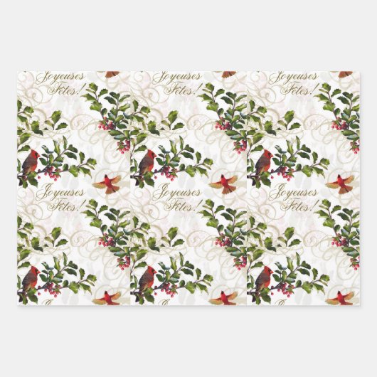 ジョイユス·フェテス！ ラッピングペーパーシート (正面3)