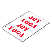 ジョイヨガジョイ ノートブック (左側)