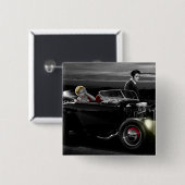 ジョイライドB&W 2 缶バッジ (正面&裏面)