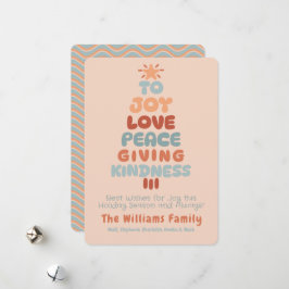 ジョイラブピースツリーホリデーカード シーズンカード