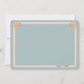 ジョイラブピースツリー独身のフォトホリデーカード シーズンカード (裏面)