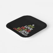 ジョイラブピース信じスクリスマスツリーファミリー ペーパープレート (傾斜あり)