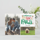 ジョイラブポーズピースドッグレッドグリーン2枚写真 シーズンカード (スタンド正面)