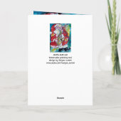 ジョイラブミュージカルクリスマスパーティー/サンタとサックス シーズンカード (裏面)