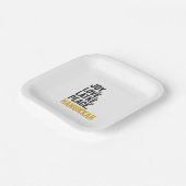 ジョイラブラッキーピースハヌカーおもしろいユダヤ人 ペーパープレート (傾斜あり)