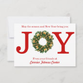 ジョイリースビジネス - 3x5 クリスマスカード 招待状 (正面)