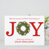 ジョイリースビジネス – 6 x 8クリスマスカード シーズンカード (スタンド正面)