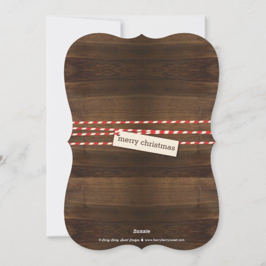 ジョイリースホリデーフォトカードクリスマスカード シーズンカード (裏面)