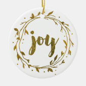 ジョイリース金ゴールドクリスマスファミリーオーナメント セラミックオーナメント (正面)