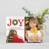 ジョイリース2フォトレッドドット – クリスマスカード (スタンド正面)