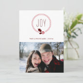 ジョイリース&ベリーズホリデーフォトカード シーズンカード (スタンド正面)