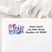 ジョイレタリングビプライドピンクブルーパープル ラベル (インサイチュ)