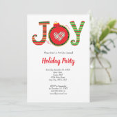 ジョイレッドグリーンクリスマスホリデーパーティー 招待状 (スタンド正面)