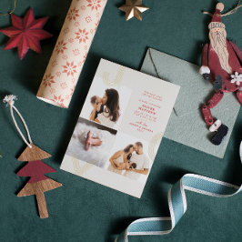 ジョイレッドバースニードゴールドフォイルホリデー 箔シーズンカード