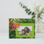 ジョイレッドベリーズファミリーフォトホリデー ポストカード (スタンド正面)