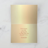 ジョイレッド金ゴールド企業のクリスマスホリデー シーズンカード (内部)