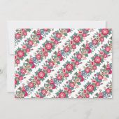 ジョイレトロフローラホリデーリースワンフォトカラフル シーズンカード (裏面)