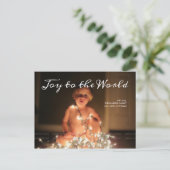 ジョイワールドホリディフォトクリスマスウィッシュファミリー シーズンポストカード (スタンド正面)